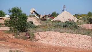 White Cliffs opal town Australia NSW with FPV drone flight RAV4 offroad and opal field Aussie BS [upl. by Lepine]