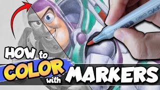 How to COLOR with Alcohol Markers  ADVANCED Guide [upl. by Asyla]