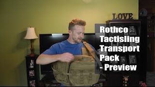 Rothco Tactisling Transport Pack  Preview [upl. by Adorl]