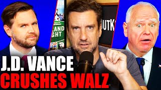 JD Vance CRUSHES Tim Walz In VP Debate  OutKick The Show with Clay Travis [upl. by Noicnecsa]