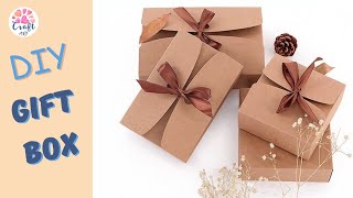 DIY gift box Gift box without glue box  DIY gift wrapping [upl. by Purse]