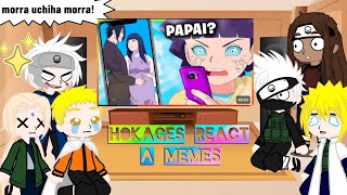 HOKAGES react a MEMES DE NARUTO 😂❤️ HOKAGES DE KONOHA REACT A MEMES 1 [upl. by Anaira]