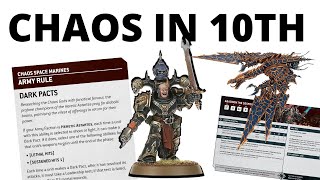 Chaos Space Marines in 10th Edition  New Bolter Profile Faction Mechanic Legionaries and More [upl. by Blodget768]