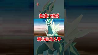 【ポケモンBDSP】色違い伝説、初の自力入手 shorts [upl. by Oyek263]