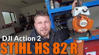 STIHL HS 82 R  Rasen mähen an Großobjekten [upl. by Annayar608]