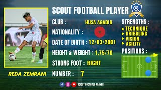 REDA ZEMRANI 🔵 WINGER 🔵 HUSA AGADIR 🔵 BEST OF 202322 FHD [upl. by Enreval]