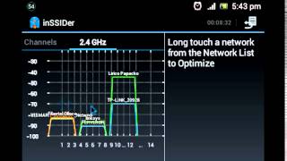 Proba tu señal wifi con movil Android InSSider [upl. by Eelatan114]