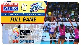 PVL OC 2018 AteneoMotolite vs Creamline  Full Game  1st Set  October 28 2018 [upl. by Ecnaled913]