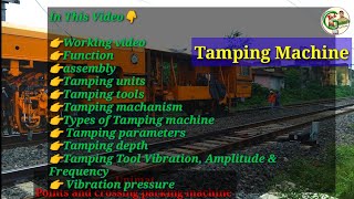 Tamping machine  Unimat  MPT  CSM [upl. by Button]