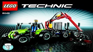 LEGO instructions  Technic  8049  Tractor with Log Loader Book 1  Model A [upl. by Mommy]