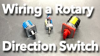 Wiring a Rotary Direction Switch for a Treadmill Motor Conversion [upl. by Elocan]