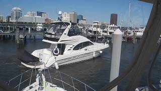 Sea Ray docking in high winds [upl. by Midas]