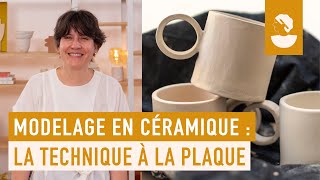 Modelage en céramique  la technique à la plaque [upl. by Leontine244]