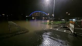 Hochwasser Rinteln Weser  231223  1813 [upl. by Meryl]