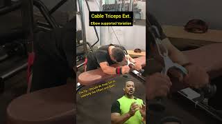 Tricep Extension  Variation for Lateral and long Head  How to develop Horseshoe shaped triceps [upl. by Nahtiek]