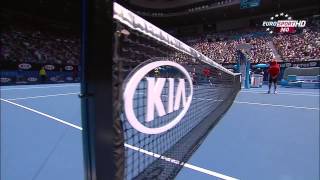 Bouchard Vs Li Na Final Australian Open 2014 1 SetFirst Set 720 HD [upl. by Pike]