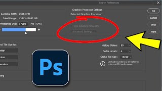 Fix Photoshop Graphics Processor Not Detected  How To Solve graphics processor Settings Missing ✅ [upl. by Leviralc163]