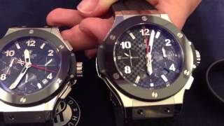 HUBLOT BIG BANG SS CERAMIC 41mm and 44mm [upl. by Nnahtebazile]