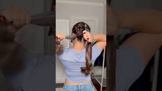 2 braids  2 pigtails  this hairstyle ✨ hair hairspo hairstyle hairtutorial braids braidhack [upl. by Baptist368]