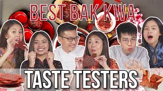 Best Bak Kwa for Chinese New Year  Taste Testers  EP 91 [upl. by Rengaw]