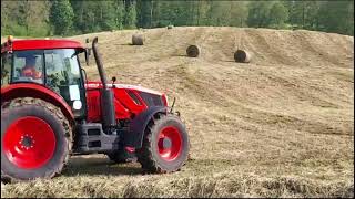 Zetor Crystal 170 hd mit Vicon 5216 am Pressen [upl. by Kung]