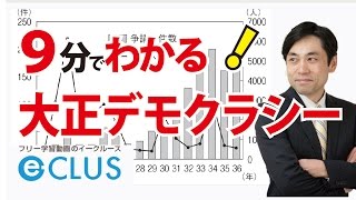 大戦景気・大正デモクラシー 中学社会歴史 二つの世界大戦２ [upl. by Alihet790]