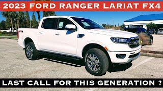 2023 Ford Ranger Lariat FX4  Whats New For 2023  POV Review amp Test Drive Of This Mid Size Pickup [upl. by Ydwor]