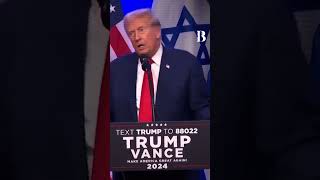 Moment Trump Sends Direct Message to Hamas Supporters In America america [upl. by Avihs]