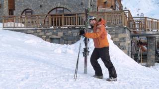 How To Walk On Snow  Beginner Ski Lesson [upl. by Darell]