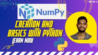 NumPy array Introduction Creation and basics  தமிழில்  Tamil  NPM1  Explained  We amp Data [upl. by Ahtiuqal]