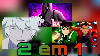 BNA react Rap do Fantasmático e Ben 10 e Mutante Rex  2 em 1  Otávio Sings e Iron Master [upl. by Kendell]