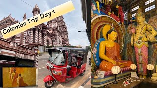 Colombo Trip Day 1斯里蘭卡三天之旅V1 Granbell hotel Colombo Gangaramaya Temple Red Mosque Pettah Market [upl. by Animrelliug]