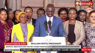 COUNTRYWIDE ANTIFEMICIDE CAMPAIGN AS PRESIDENT RUTO ANNOUNCES 16DAYS OF ACTIVISM [upl. by Comptom]