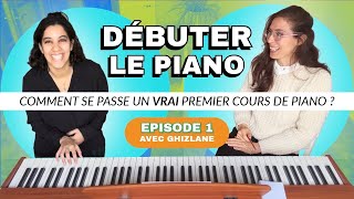 Comment se passe un VRAI Premier Cours de Piano Suivez les premiers pas de Ghizlane [upl. by Justina]