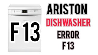 Ariston dishwasher F11 error problem solved [upl. by Violetta58]