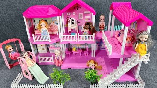 8 Minutes Satisfying with Unboxing Barbie Dream House with Swimming Pool ampSlide Toy Set Review ASMR [upl. by Salahcin535]