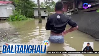 Baha sa ilang lugar sa Quezon Province humupa na  Balitanghali [upl. by Claudell64]