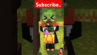 Poi Poi Poi Baby Zombie Trick or Treat On Halloween shorts minecraft memesanimation youtubesho [upl. by Tacita]