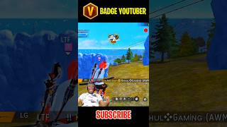 quotV Badge YouTuber Eliminated with Double Sniper 🔥  Free Fire BR Rankquot RAHULGAMING920 freefire [upl. by Finn411]