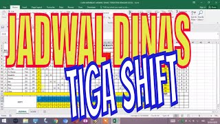 Cara Membuat Jadwal Dinas Perawat terKomputerisasi part1 [upl. by Germaun]