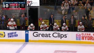 All 3rd period misconducts Tkachuk with two 10 min misconducts in one game 2022  2023 Playoffs [upl. by Bohon]