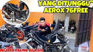 MESIN AEROX 300CC AKHIRNYA MENYALA🔥SUARANYA SANGAR BANGET😱 [upl. by Briant]