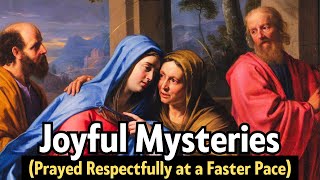 JOYFUL Mysteries  FAST ROSARY  For Those Pressed For Time Mondays amp Saturdays [upl. by Yesllek]