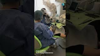 Daily microscopic endodontics  Using dental protective gear [upl. by Eelarac483]