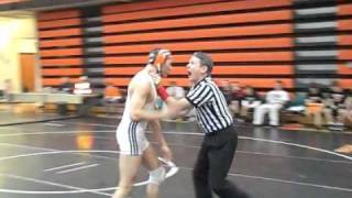 12310 THS varsity wrestling invite  Erich Schifter referee grabs athlete by throat [upl. by Namreh]