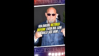 Goldberg retired before his son could see him wwe goldberg retirement wrestling shorts [upl. by Remoh650]