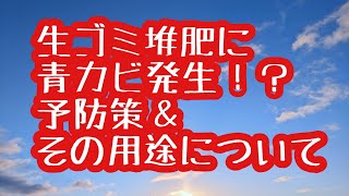 生ゴミ堆肥づくりが失敗❗❓青カビが生える原因＆対処法はコレだ❗😄 [upl. by Kcirevam775]