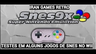 SUPER NINTENDO NO NINTENDO WII SNES9X RX 420 [upl. by Adnesor]