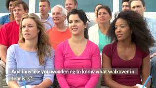 What Is Walkover In Tennis  walkover tennis [upl. by Tirzah]