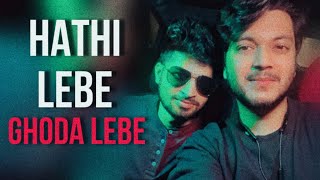 HATHI LEBE GHODA LEBE  Reply Version  Male Version  Priya Mallick  Deepak Thakur [upl. by Kauslick]